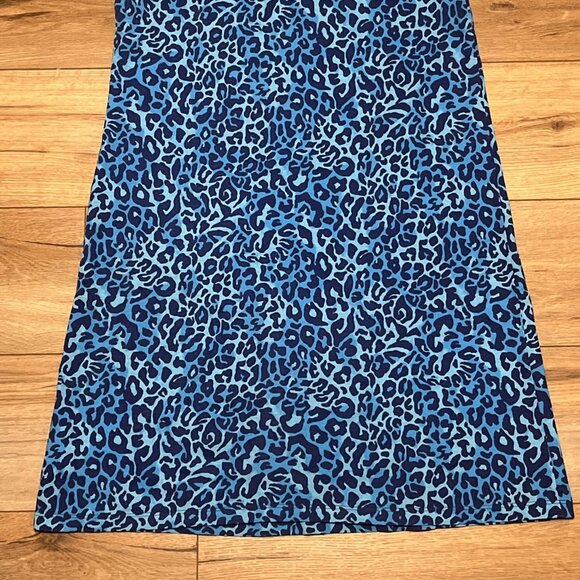 Lilly Pulitzer Etta Dress SZ Medium Oyster Bay Blue My Favorite Spot Pom V Neck - Picture 12 of 12